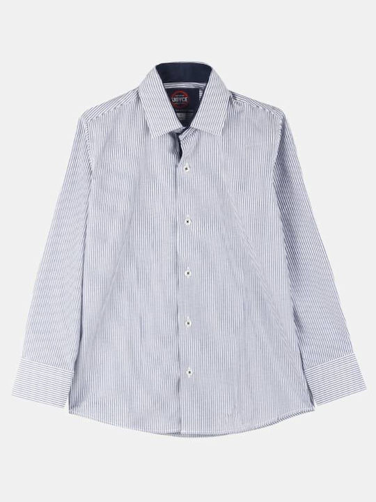 Joyce Kids Striped Shirt Gray