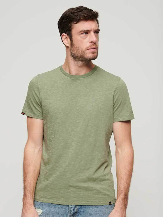 Superdry T-shirt Bărbătesc cu Mânecă Scurtă Verde