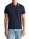 Gant Men's Short Sleeve Blouse Polo Blue