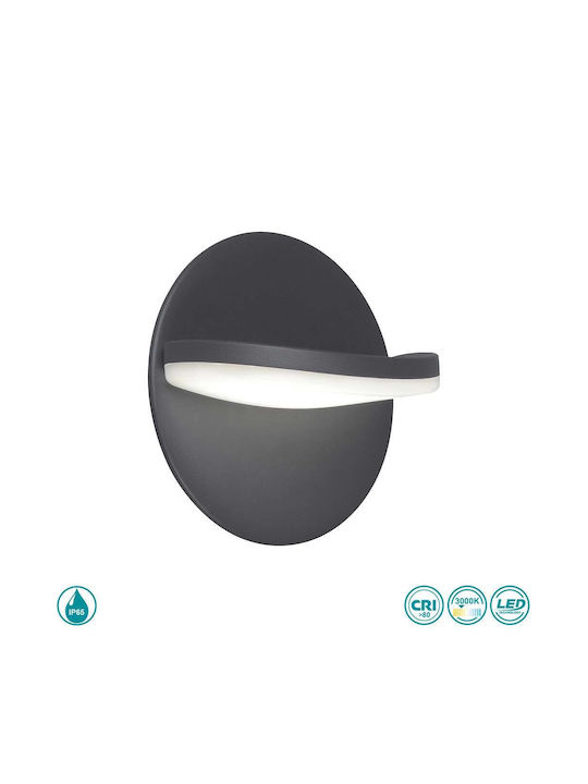 Viokef Wall-Mounted Outdoor LED Spot IP65 16W with Warm White Double Beam Light 18.3x18.3cm