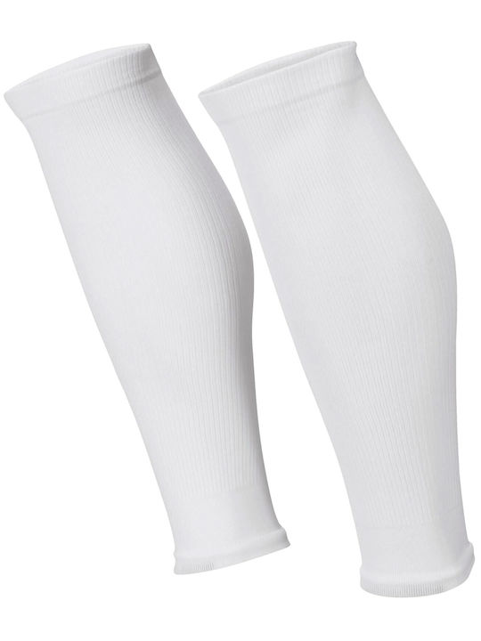 Figli Sports Leg Sleeves for Soccer Shin Guards White Figli Sports Leg Sleeves for Soccer Shin Guards White