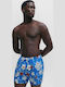 Piranha Men's Swimwear Shorts Blue Floral