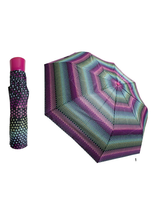 Umbrelă de ploaie Compact Multicoloră