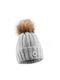 Poivre Blanc Kids Beanie Knitted Gray