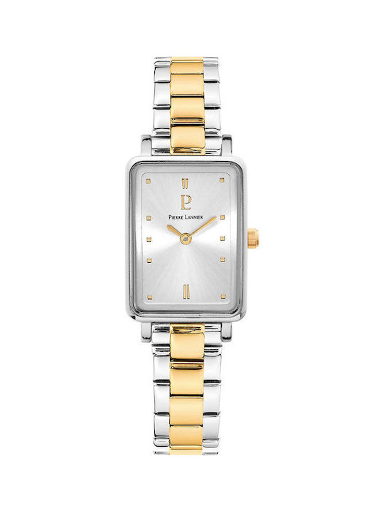 Pierre Lannier Uhr mit Gold / Gold Metallarmband