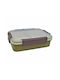 Ankor Ankor Plastic Green Food Container with Compartments 1L