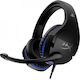 HyperX Cloud Stinger Over Ear Gaming Headset with 3.5 mm Connectivity Blue for PC