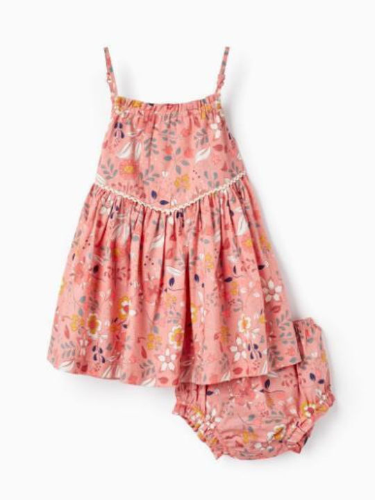 HappyNest Kids Dress Floral Pink