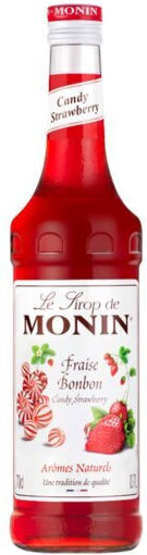 Monin Syrup for Cocktails with Flavor Strawberry