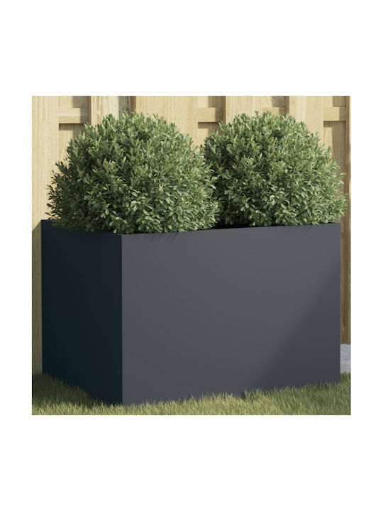 vidaXL Planter Box 62x47cm Charcoal 841603