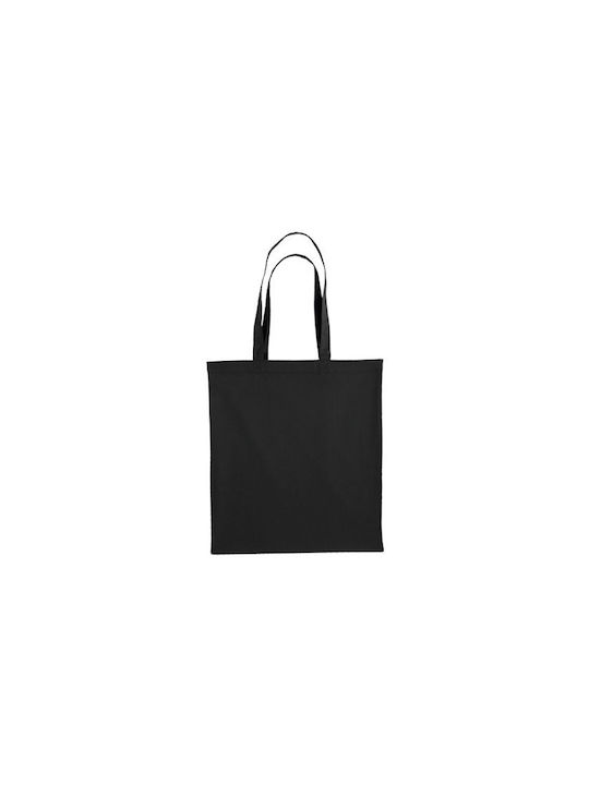 Ubag Βαμβακερή Τσάντα για Ψώνια σε Μαύρο χρώμα