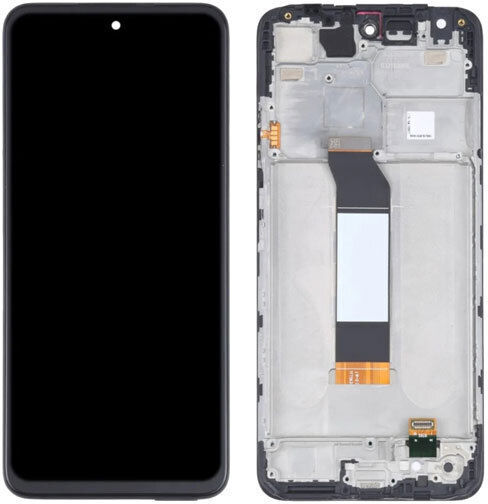 Οθόνη Pro 5g mit Touch-Mechanismus und Rahmen für Redmi Note 10 5G (Schwarz)