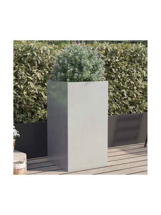 vidaXL Planter Box 42x38cm Silver 841581