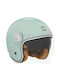 Nox Heritage Sea Green Motorradhelm Jet ECE 22.06