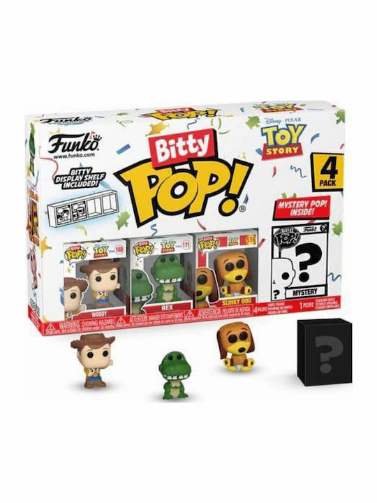 Funko Bitty Pop! Movies: Toy Story - Woody, Rex, Slinky Dog & Mystery Chase 4τμχ
