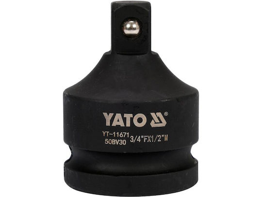 Yato Αντάπτορας Αέρος με Υποδοχή 1/2'' / 3/4'' και Έξοδο 1/2'' / 3/4''
