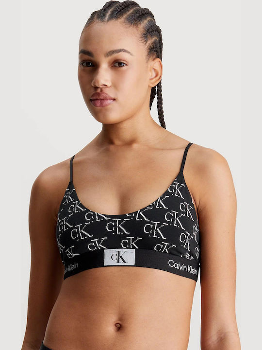 Calvin Klein Bralette Σουτιέν Μαύρο