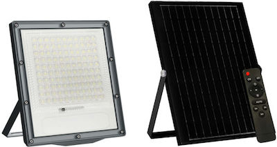 Aca Waterproof Solar LED Floodlight 300W Natural White 4000K IP66
