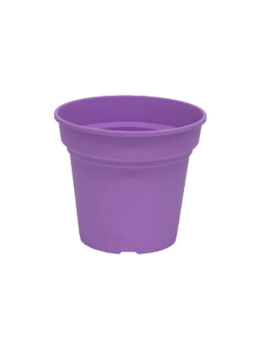 Micplast Daiquiri Flower Pot 25x21.5cm Purple 11.12.06.08