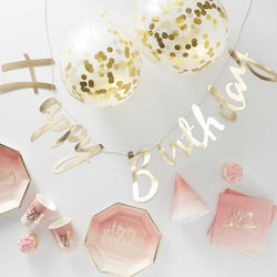 Party In A Box Rosa Gold Ombre/Rosa und Gold Ombre