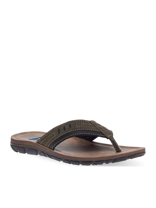 Parex Ανδρικά Flip Flops Χακί