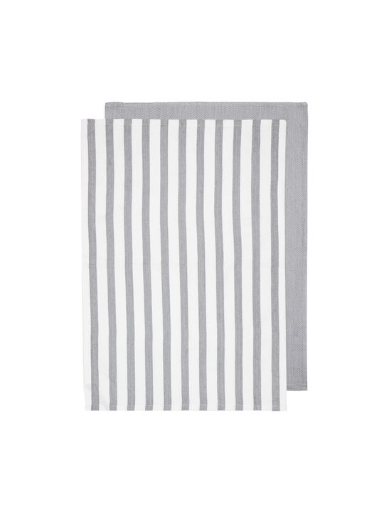 Ladelle Towel made of 100% Cotton in White Color 50x70cm 2pcs