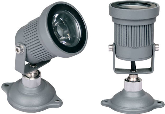 Gekas Monos LED Spot în Culoare Argintiu