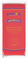 Lumea Fondant roșu coral, 1 kg - Lumea