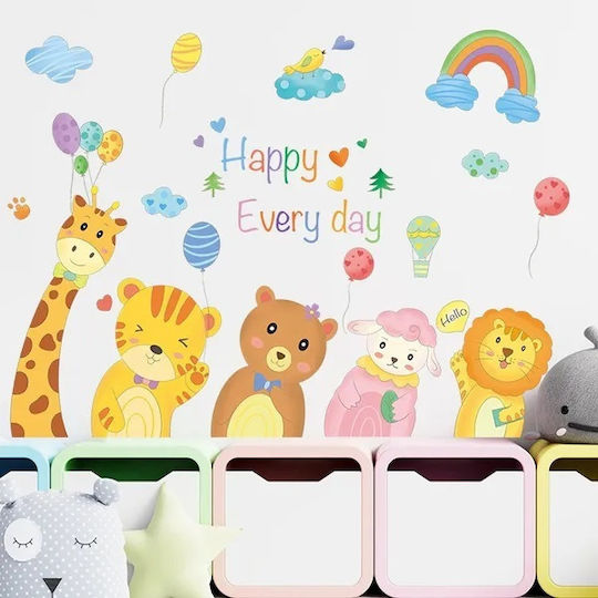 Autocolant Decorativ pentru Copii Perete 100x50buc