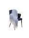 Heinner Armchair Throw 160x200cm Blue