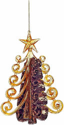 Copper Christmas Tree Ornament