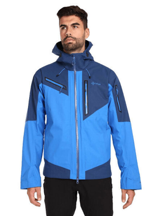 Kilpi Men's Winter Jacket Waterproof Blue