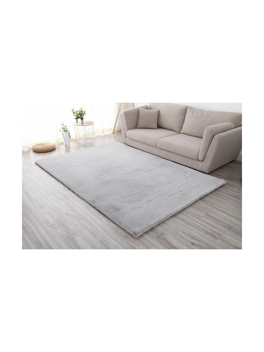Heinner Rug Rectangular Shaggy Gray