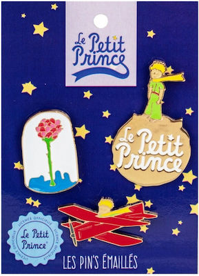 Σετ 3 Καρφιτσες Εμαγιε Enesco Ο Μικρος Πριγκιπας (le Petit Prince) - Nuit 525693 Enesco