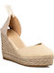 Women's Platform Espadrilles Beige