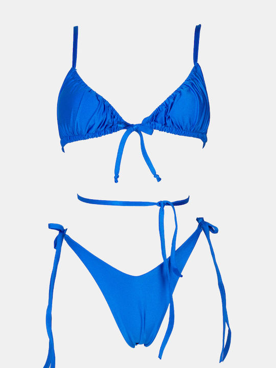 Decoro Set Bikini Τριγωνάκι & Brazil Μπλε