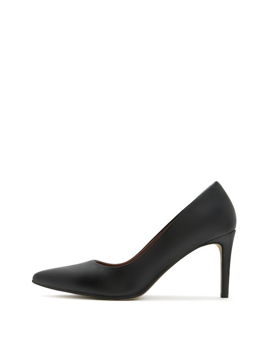 Isabel Bernard Leather Black Heels
