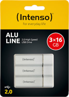 Intenso 16GB USB 2.0 Stick Gray