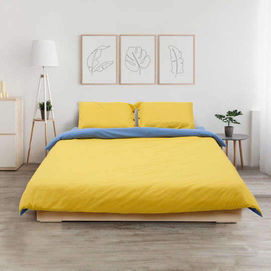 Heinner Set Dublu 200x220cm Yellow/blue