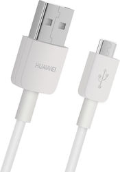 Huawei 10716 Regular USB 2.0 σε micro USB 1m Λευκό