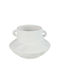 Atmosphera Decorative Bowl White 26x26x18cm