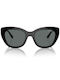 Vogue Γυναικεία Γυαλιά Ηλίου με Μαύρο Κοκκάλινο Σκελετό και Μαύρο Φακό VO5567S W44/81