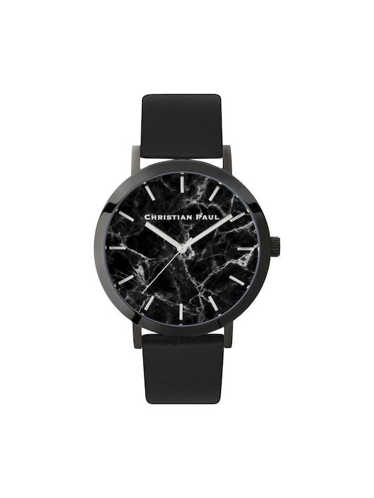 Christian Paul Watch Battery in Black / Black Color