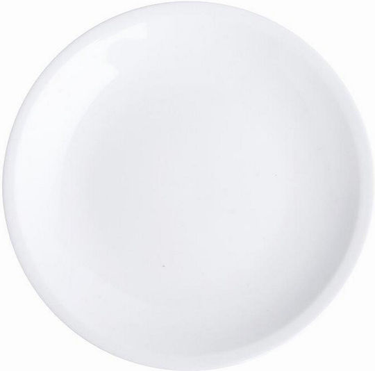 Max Home Чиния Плитко Бял с Диаметър 25.5см