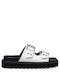 Envie Shoes Flatforms Synthetic Leather Women's Sandals White