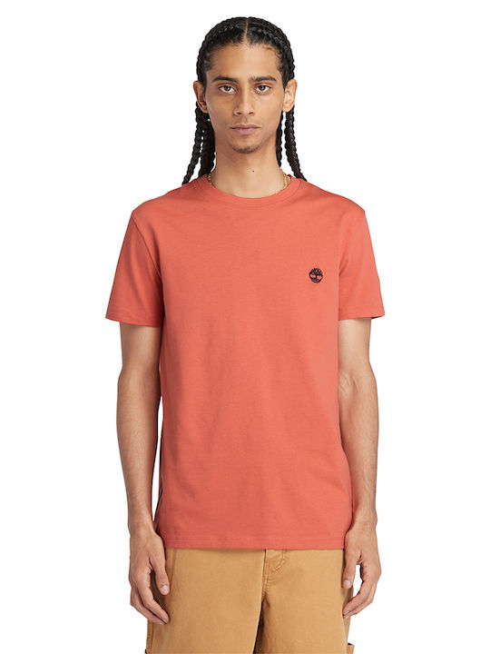 Timberland Dunstan River Herren T-Shirt Kurzarm Burnt Sienna