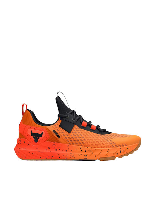 Under Armour Ua Project Rock Bsr 4 Men's Crossfit Sport Shoes Orange