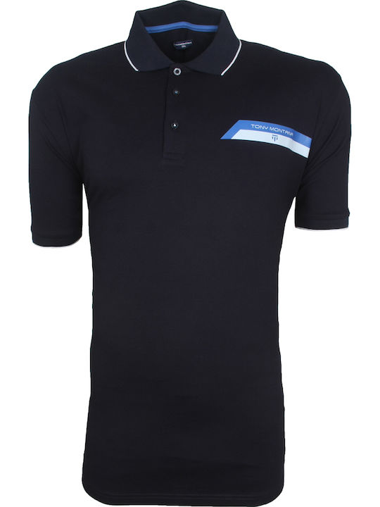 Polo Μπλούζα Κοντομάνικη Navy Μπλε