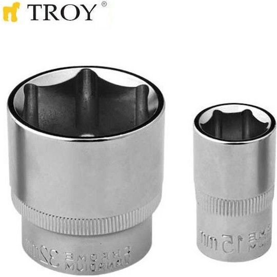Troy Карудаки Шестограм с Каре Приемник 1/2" Диаметър 1/2" / 11 / 38 1бр