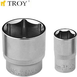 Troy Карудаки Шестограм с Каре Приемник 1/2" Диаметър 1/2" 1бр Troy Карудаки Шестограм с Каре Приемник 1/2" Диаметър 1/2" 1бр